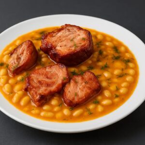 Iahnie de fasole cu ciolan afumat